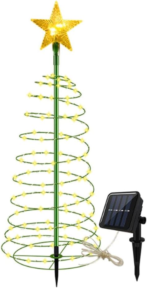 Aolyty Luces solares para árbol de Navidad al aire libre IP65