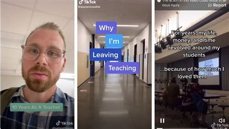 Tiktok Teachers Share Why Theyre Quitting