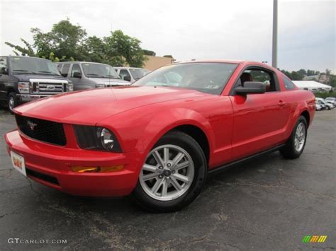 2006 Torch Red Ford Mustang V6 Premium Coupe 69949274 Car Color Galleries