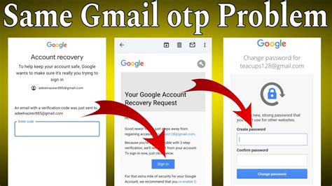 How To Recover Gmail Account Same Gmail Otp Problem Gmail Account