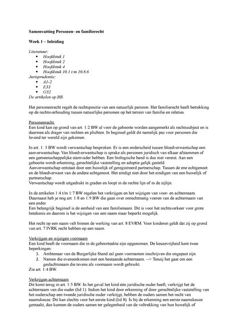 Samenvatting Literatuur Werkgroepopdrachten En Hoorcollege