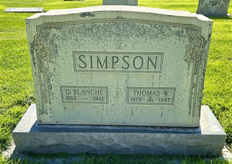 Thomas William Simpson 1878 1947 Find A Grave Gedenkplek