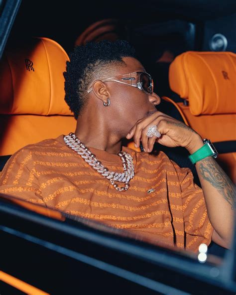 Spotted Wizkid Turns Heads Wearing Proleta Re Art Van Cleef Arpels