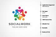 Social Work Logo | Illustrator Templates ~ Creative Market