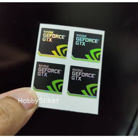 Jual Stiker Nvidia Gtx Untuk Pc Laptop Notebook Gaming Indonesiashopee