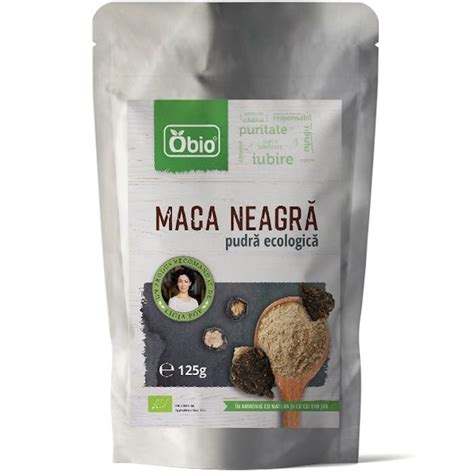 Maca Neagra Pudra Bio G Obio Dr Max Farmacie