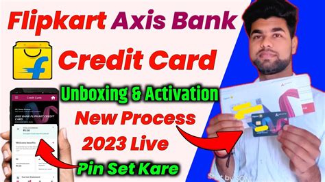 Flipkart Axis Bank Credit Card Unboxing Flipkart Axis Bank