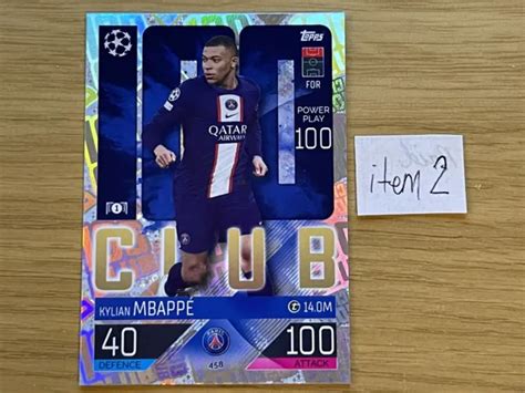 Kylian Mbappe Match Attax Hundred Club No Item Eur