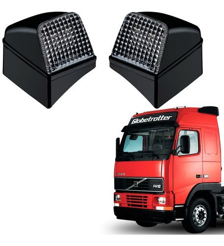 Par Lanterna Corujinha Led 24v Teto Curva Volvo Fh Fm Nh Nl MercadoLivre