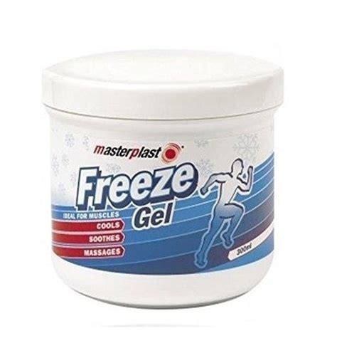 4 X Tubs Of Masterplast Freeze Gel 300ml Ideal For Muscles Cools