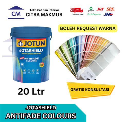 Jual JOTUN Jotashield ANTIFADE COLOURS 20 Ltr Bisa Request Warna