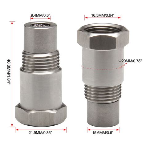 Choii 8 Pc Oxygen Sensor Thread Adapter M18x1 5 Thread Adapter