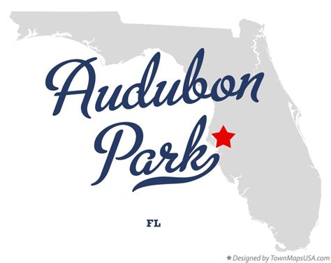 Map of Audubon Park, FL, Florida