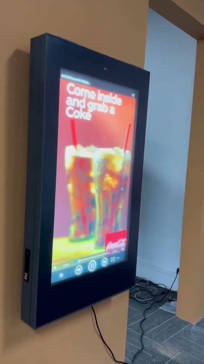 Outdoor Wall Mount Lcd Digital Signage Youtube