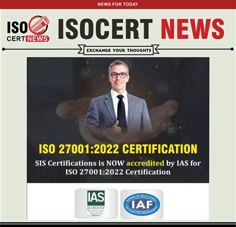 Sis Certifications Is All Set To Provide Iso Standard