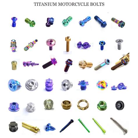 Gr5 M8 M12 M14 Titanium Bolts Durable And Versatile