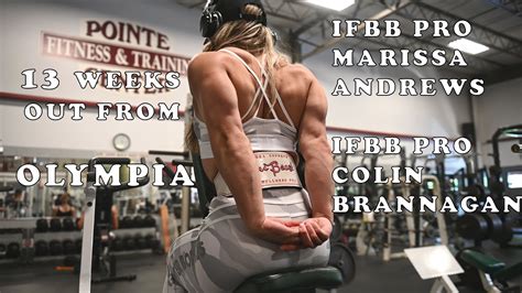 Ifbb Pro Marissa Andrews And Ifbb Pro Colin Brannagan Train Back Youtube