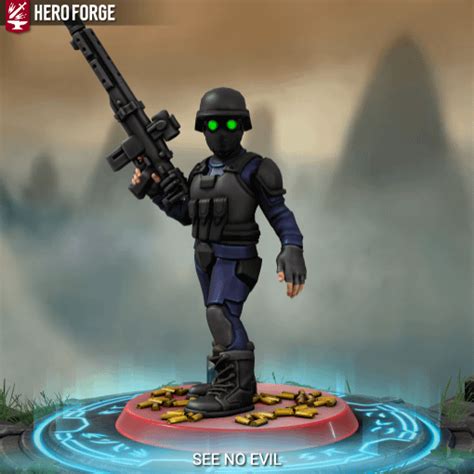 Mobile Task Force Eta 10 See No Evil In Hero Forge More Mtfs Soon