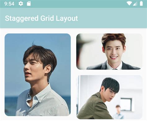 Android Recyclerview With Staggered Grid Layout Manager Example Laptrinhx