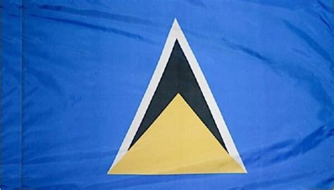 Saint Lucia Pole Sleeve Flag Over Yrs In Business