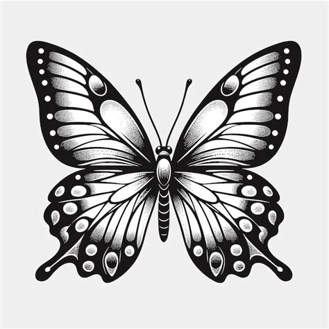 Premium Vector Beautiful Butterfly Vector Illustration Generated Ai