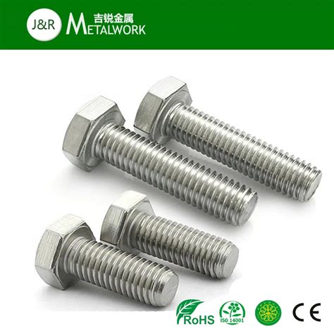 Stainless Steel Asmeansi B 1821 Heavy Hex Bolt Asmeansi B 1821