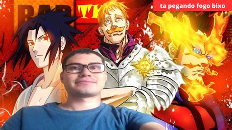 Rap Ent O Queime Escanor Endeavor Sasuke Carboniza O