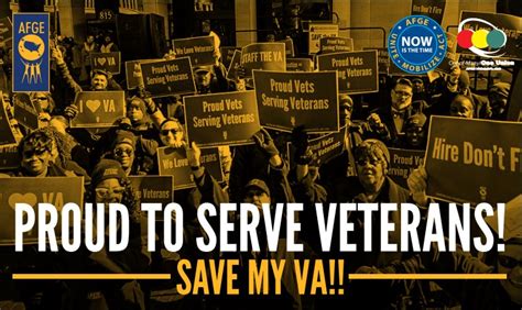 Proud To Serve Veterans Save My Va Afge Local