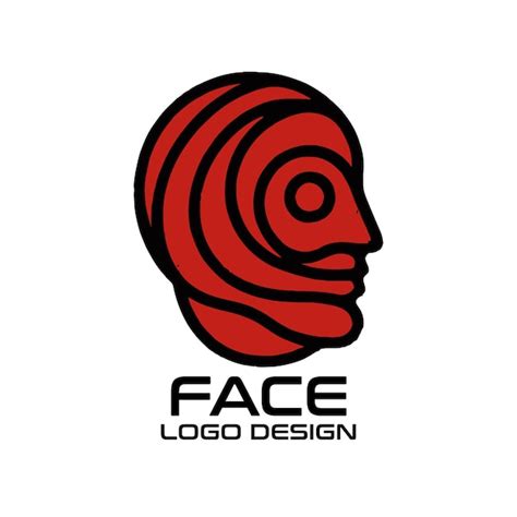 Face Vector Logo Design Premium Ai Generated Vector