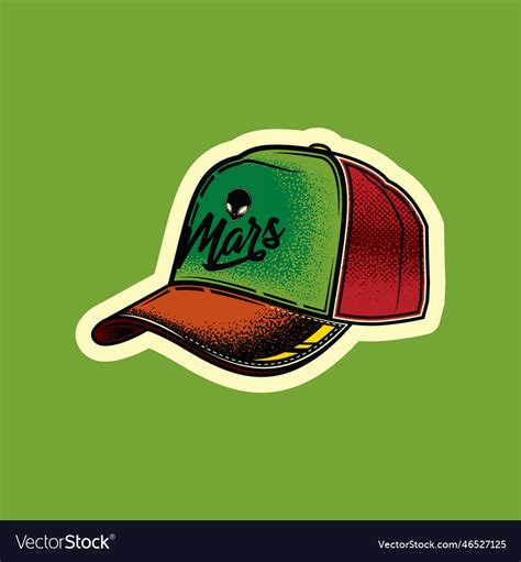 Baseball Cap Royalty Free Vector Image VectorStock