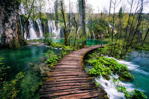 Plitvice Lakes Croatia Waterfall Walkway By Michael Matti Rmostbeautiful