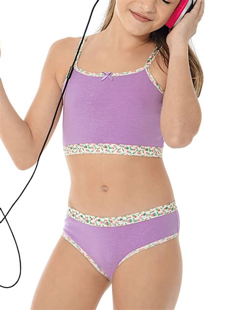 Conjunto Lingerie Infantil Suti Calcinha Teen Girl Demillus