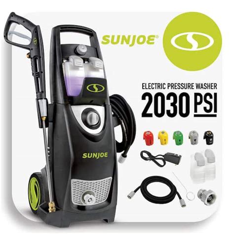 Sun Joe 2030 Max Psi 12 Gpm 13 Amp Cold Water Corded Electric Pressure Washer Spx3000 The