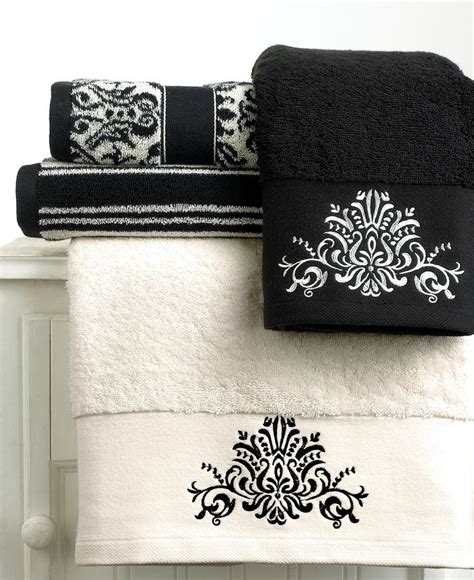 Guest Bathroom Black And White Towels White Towels White Hand Towels