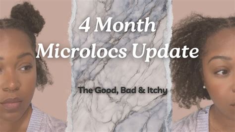 4 Month Microlocs Update Fine Low Density Hair YouTube