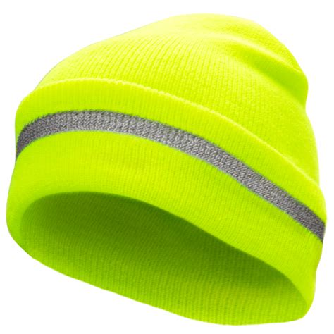 High Visibility Reflective Beanie Hat Technopack Corporation