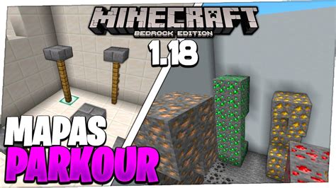 😱top 3 Mapas De Parkour Para Minecraft Pe 119 Mapas Para Minecraft Pe 119 Youtube