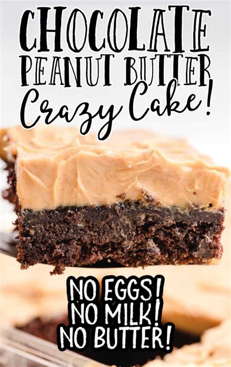 Chocolate Peanut Butter Crazy Cake Spaceships And Laser Beams Peanut Butter Recipes Crazy