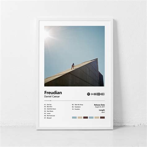 Freudian Daniel Caesar Music Poster, Music Album Cover Poste - Inspire ...