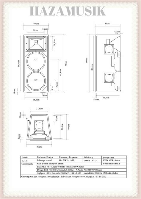 Gambar Skema Box Speaker X Twitter Lapangan Model T Tips