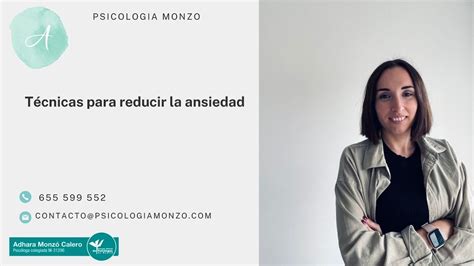 10 técnicas para reducir la ansiedad Psicologo Online ansiedad