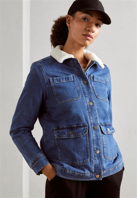 Marks And Spencer Spijkerjas Medium Indigo Blauw Denim Bluedenim Zalando Be