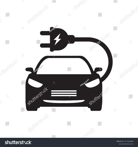 Electric Car Icon Ev Electric Vehicle Stock Vector Royalty Free 2237162889 Shutterstock