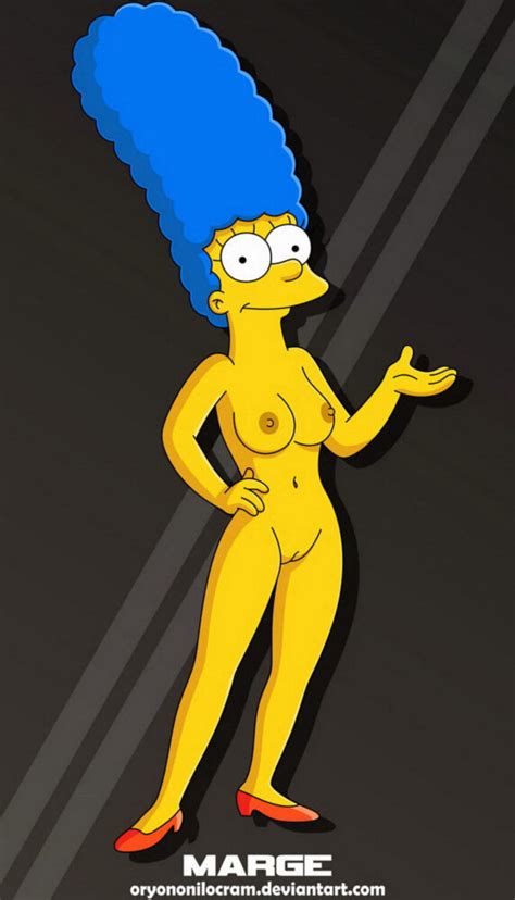 Marge Simpson Tits Nipples Shaved Pussy Nude