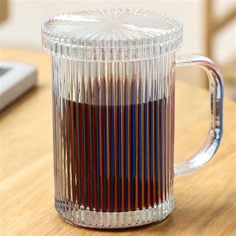 Amazon Lysenn Iridescent Glass Coffee Mug Classic Vertical