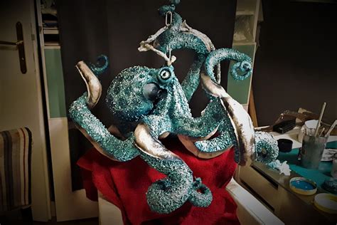 Octopus Glass Ceiling Light | Shelly Lighting