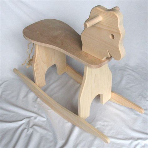 Organic Baby : Wooden Rocking Horse