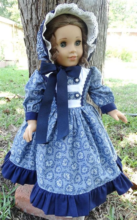 Reserved Listing 18 Doll Clothes Civil War Style Gown And Bonnet Fits