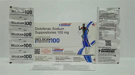 Diclofenac Sodium Suppositories 100 Mg At Rs 89stripe Jonac