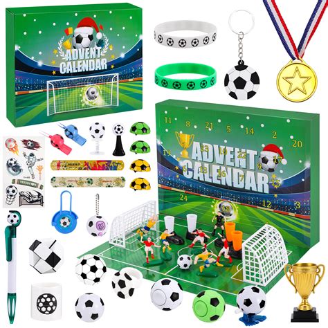 AYJIA Advent Calendar 2025 for Kids Boys, 24 Days Football Advent